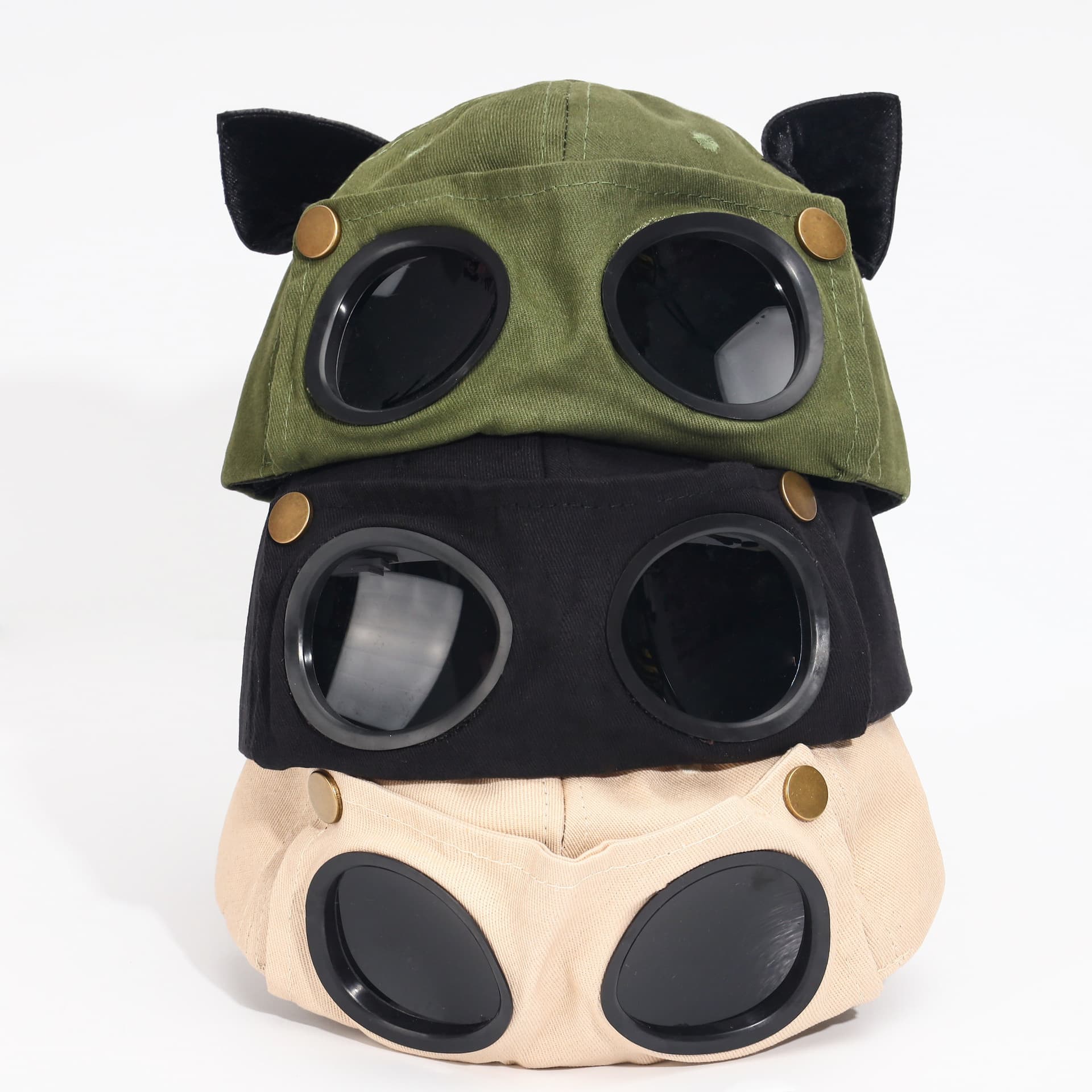 Cat Ear Cap with Sunglasses thumbnail 3