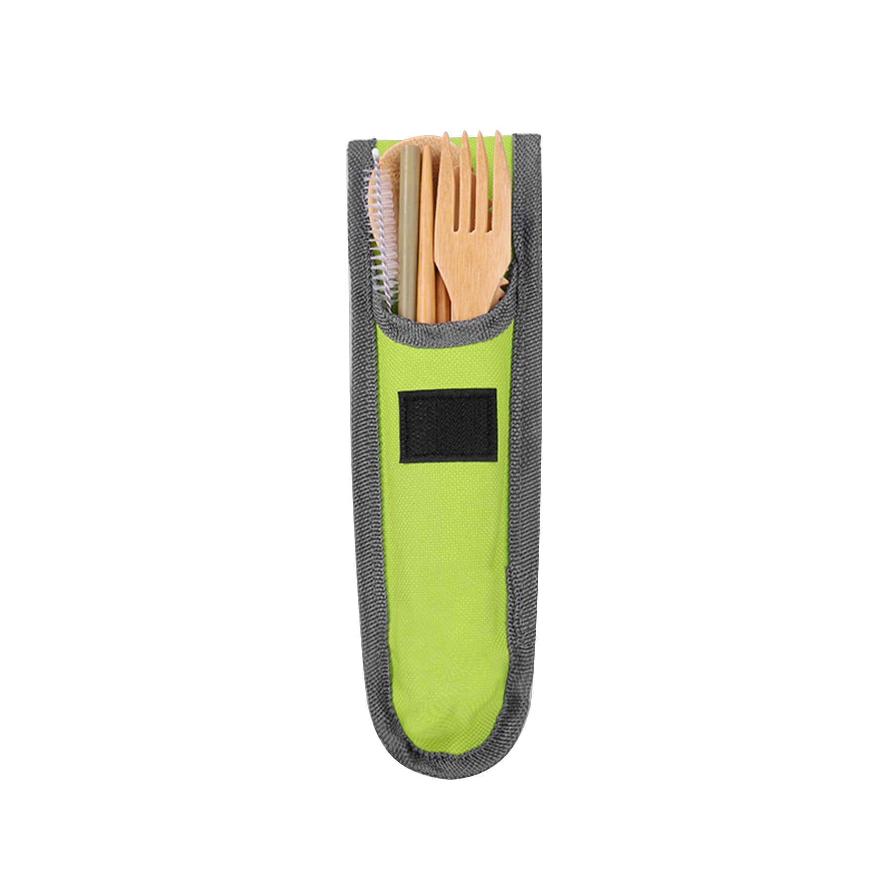 Reusable Bamboo Travel Utensil Set thumbnail 2