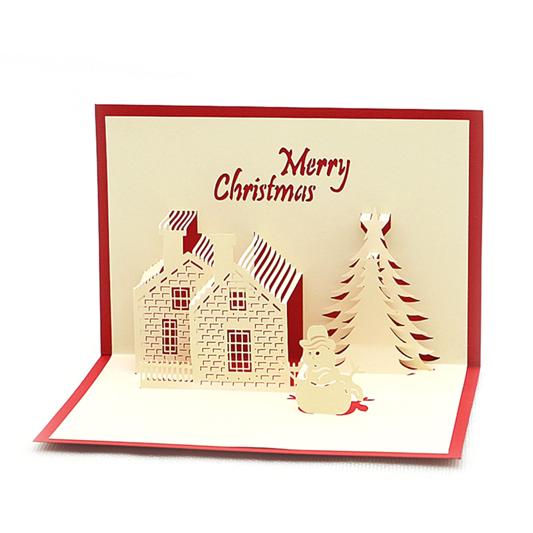 Paper Sculpture Christmas Card thumbnail 6