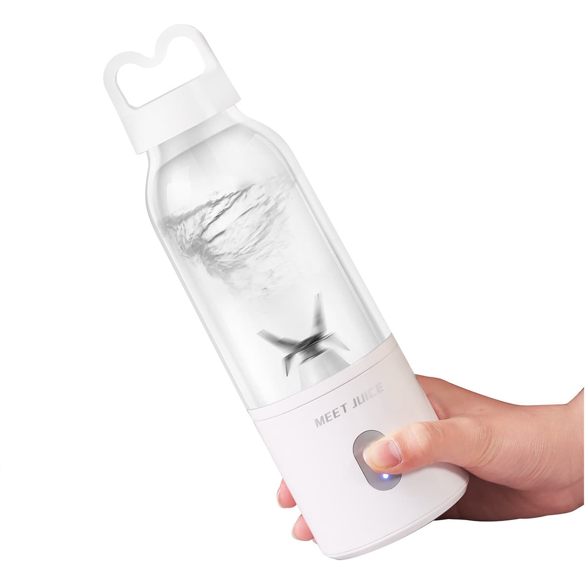 Plastic portable and detachable juicer blender thumbnail 4