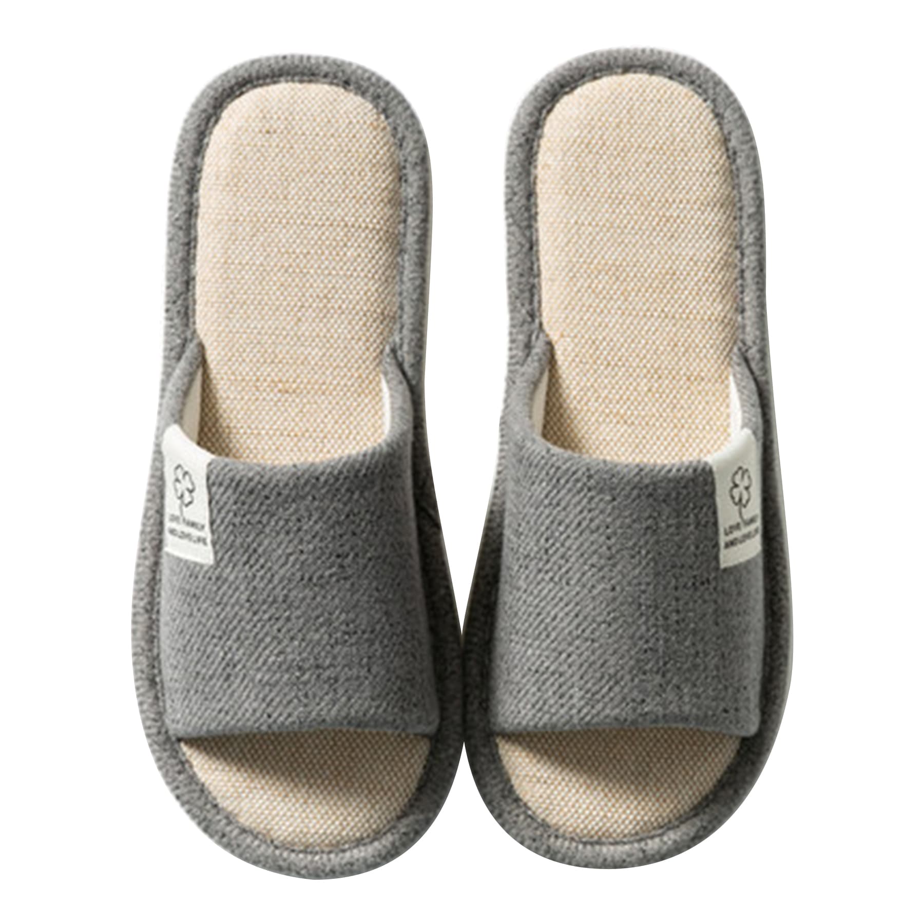 Four Season Linen Slippers With Thick Soles thumbnail 8