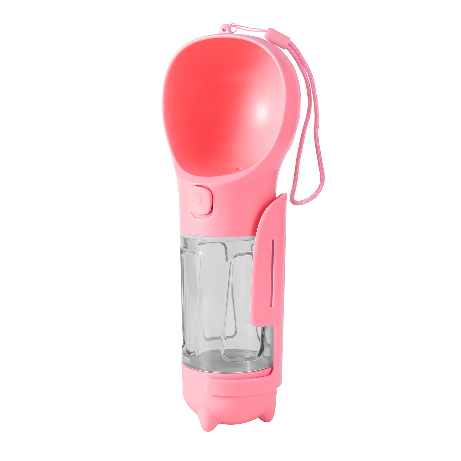 Portable 3 In 1 Pet Water Bottle Poop Bag Food Dispenser thumbnail 2