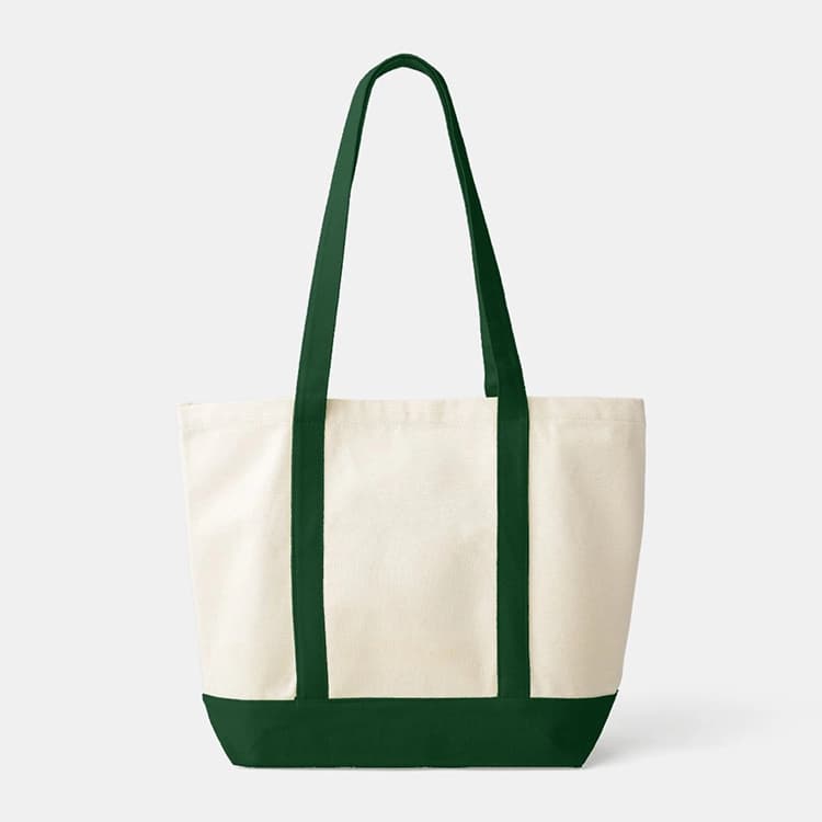 12oz. Customized Canvas Boat Tote Bag w/ Front Pocket thumbnail 4