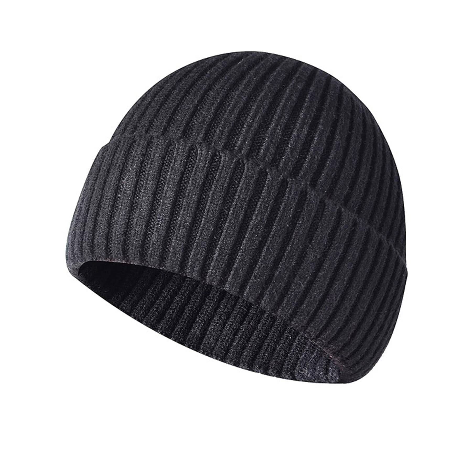 Winter Men's And Women's Knitted Foldover Hat thumbnail 13