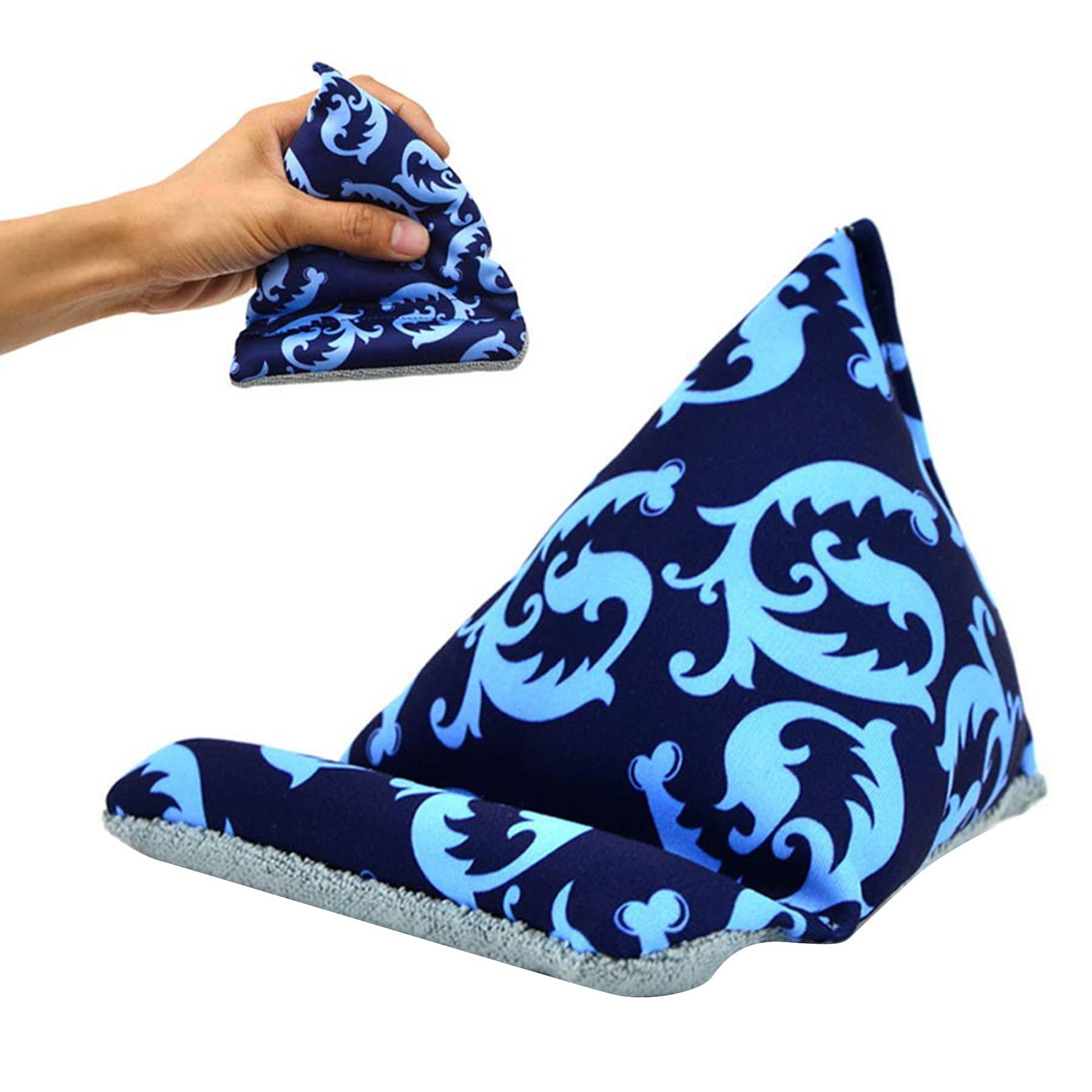 Microfiber Pyramid Mobile Device Stand thumbnail 3