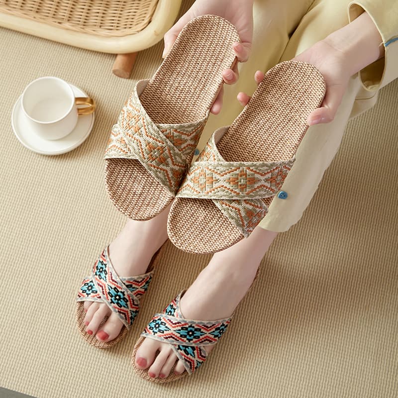Linen Summer Beach Shoes thumbnail 5