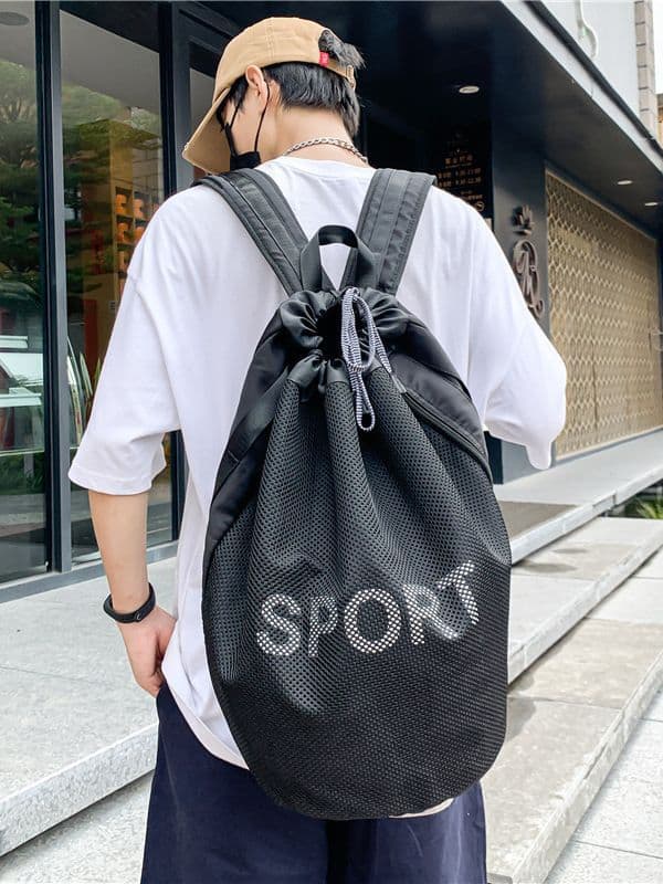 Large Capacity Gym Drawstring Backpack thumbnail 2