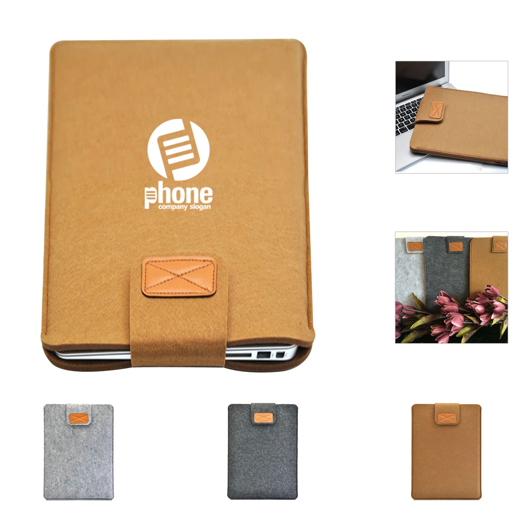 Felt Computer Bag iPad Laptop Sleeve