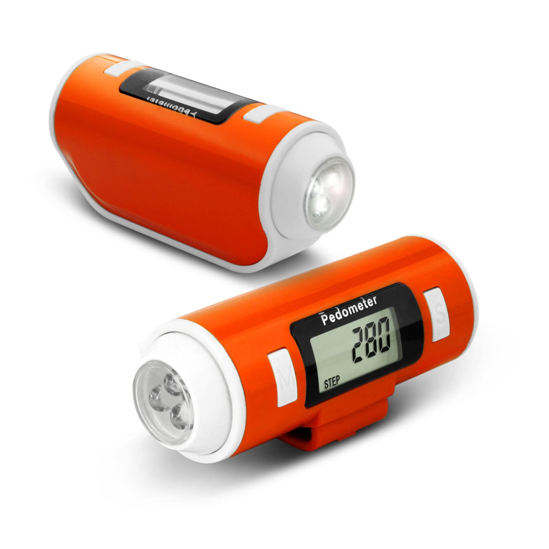 Pedometer with Incorporated LED Flashlight and Alarm thumbnail 3