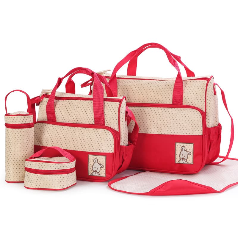 5PCS Diaper Bag Tote BagSet thumbnail 4