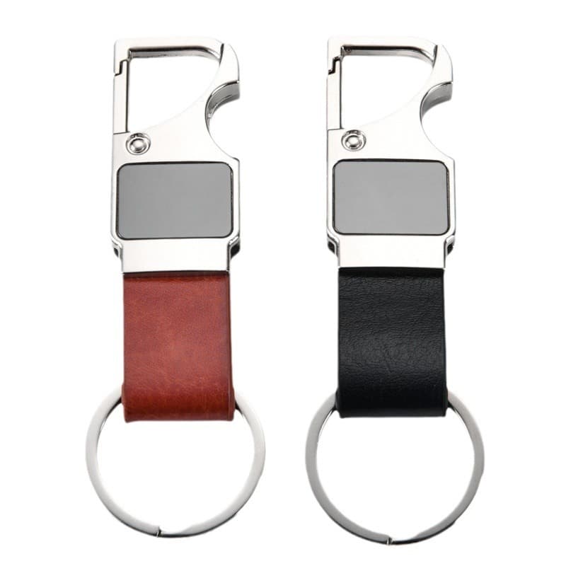 Leather Keychain Bottle Opener thumbnail 3
