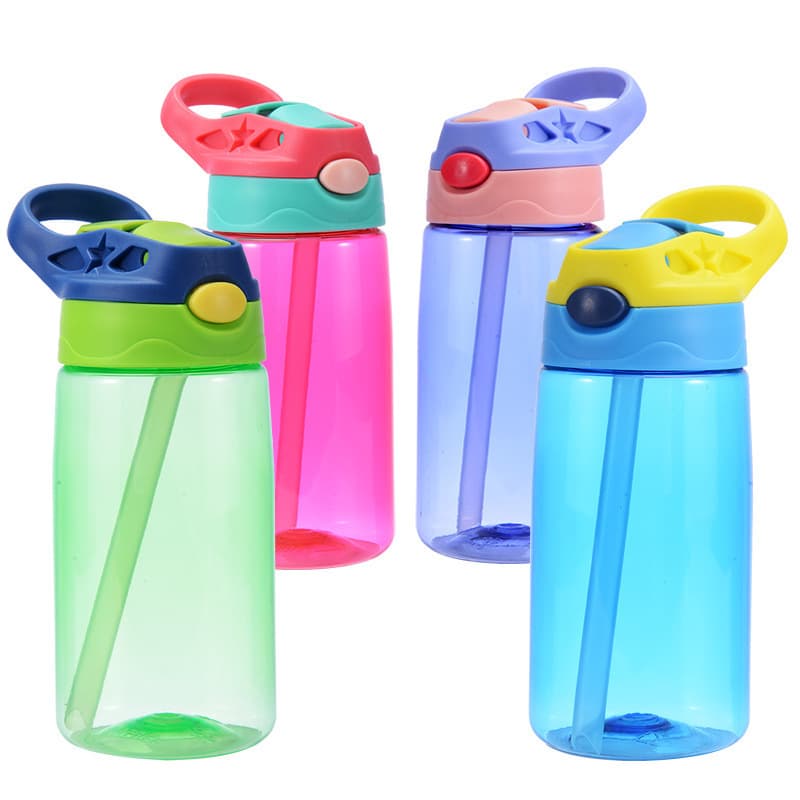 Children's Sports Bottle with Straw Lid thumbnail 3