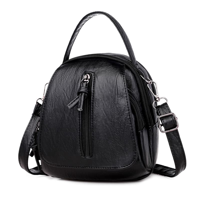 Women Genuine Leather Backpack Purse Travel Handbag College thumbnail 7