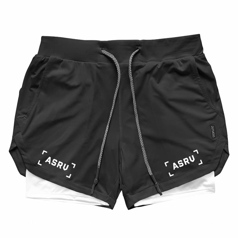 Men’s Outdoor Fitness Double-Layer Sports Pants
