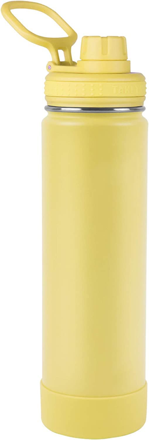 22 oz Insulated Stainless Steel Water Bottle with Spout Lid thumbnail 5