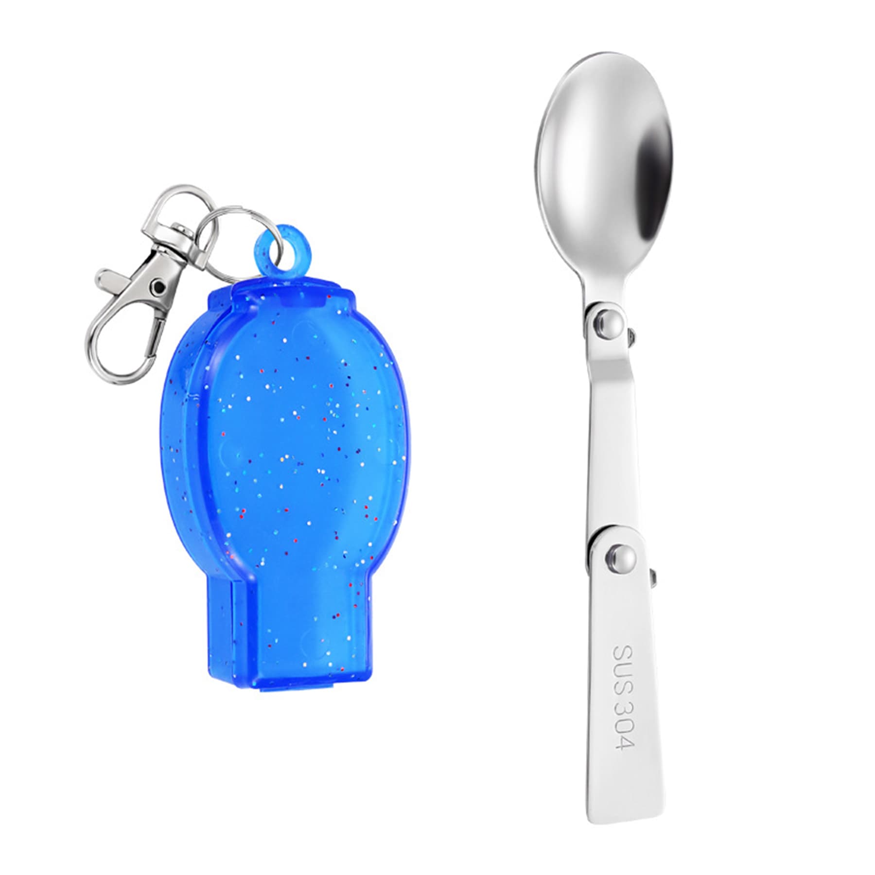 Foldable Multi-function Stainless Spoon + Case thumbnail 2