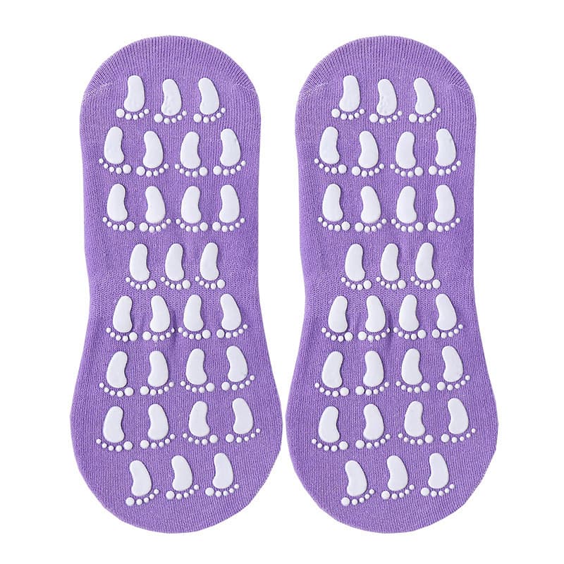 Yoga Pilates Non Slip Skid Socks With Grippers For Women thumbnail 3