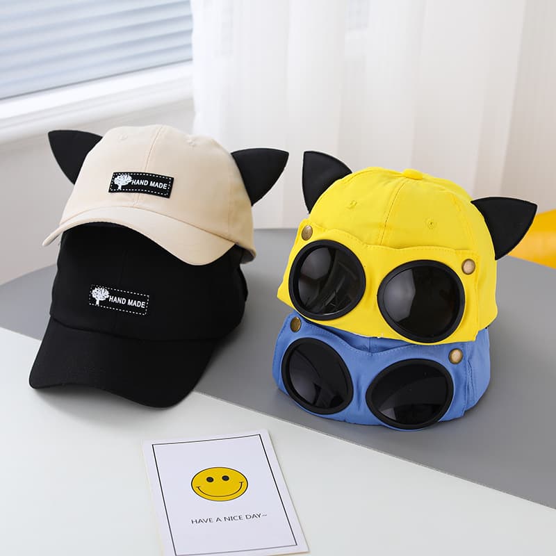 Cat Ear Cap with Sunglasses thumbnail 4