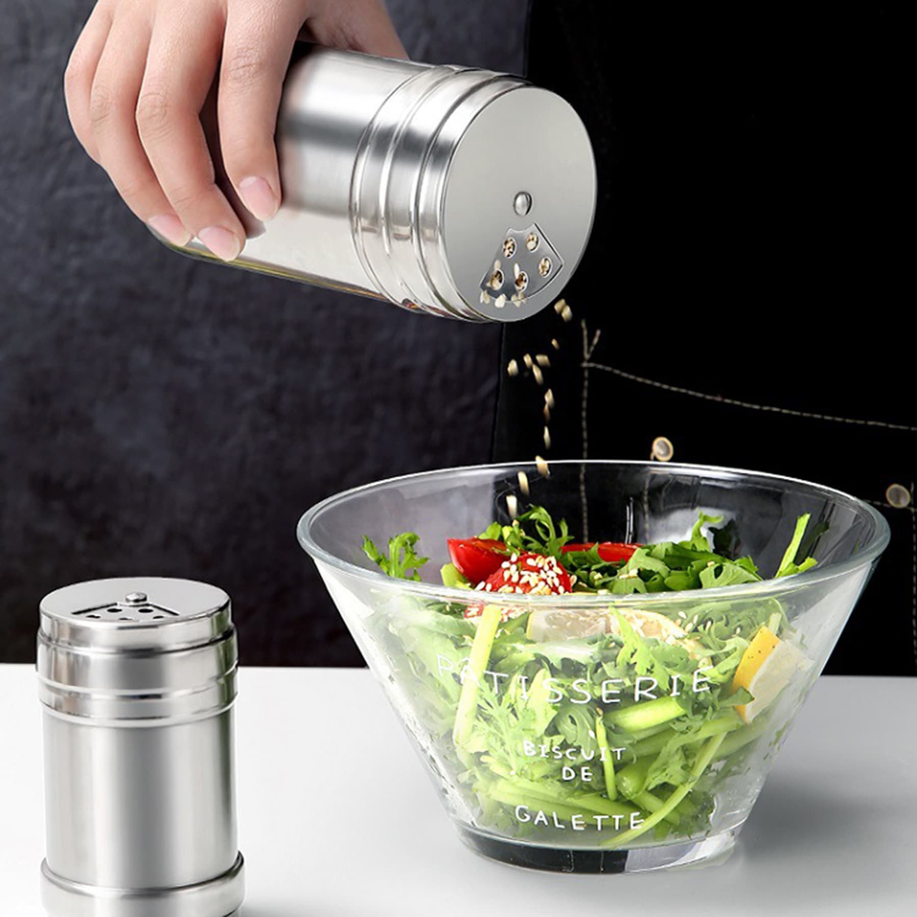 Stainless Steel Salt Pepper Shaker thumbnail 4