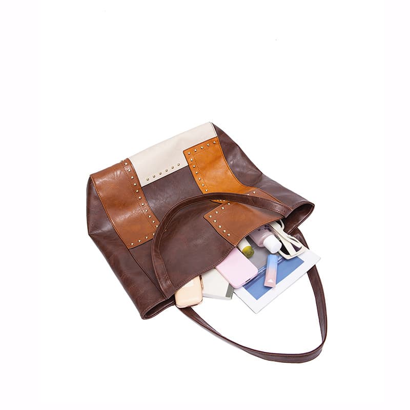 Large PU leather Tote Shoulder Bag thumbnail 2