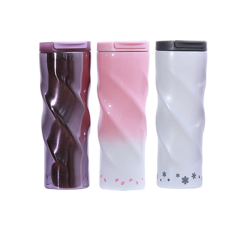 16 Oz Double Wall Stainless Steel Gradient Vacuum Mug thumbnail 4