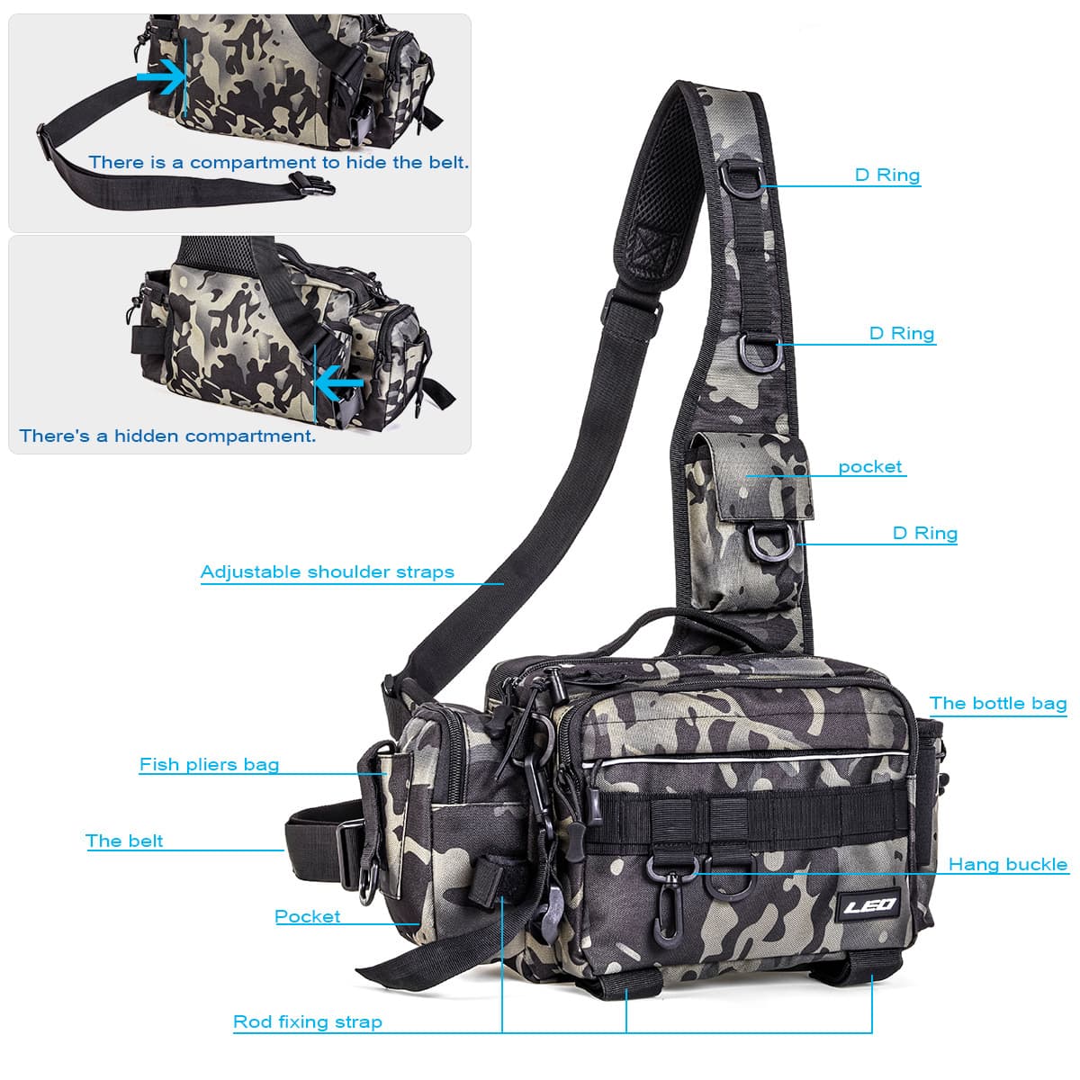 Outdoor Fishing Storage Pack thumbnail 4