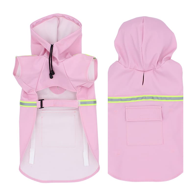 Dog Raincoat Poncho For Small To X-Large And Puppies