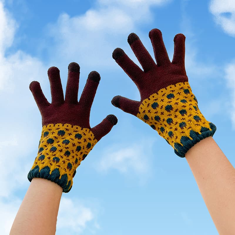 Winter Warm Knitted Touchscreen Gloves thumbnail 12