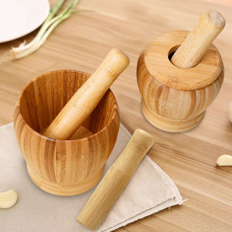 Custom Wooden Garlic Masher thumbnail 2