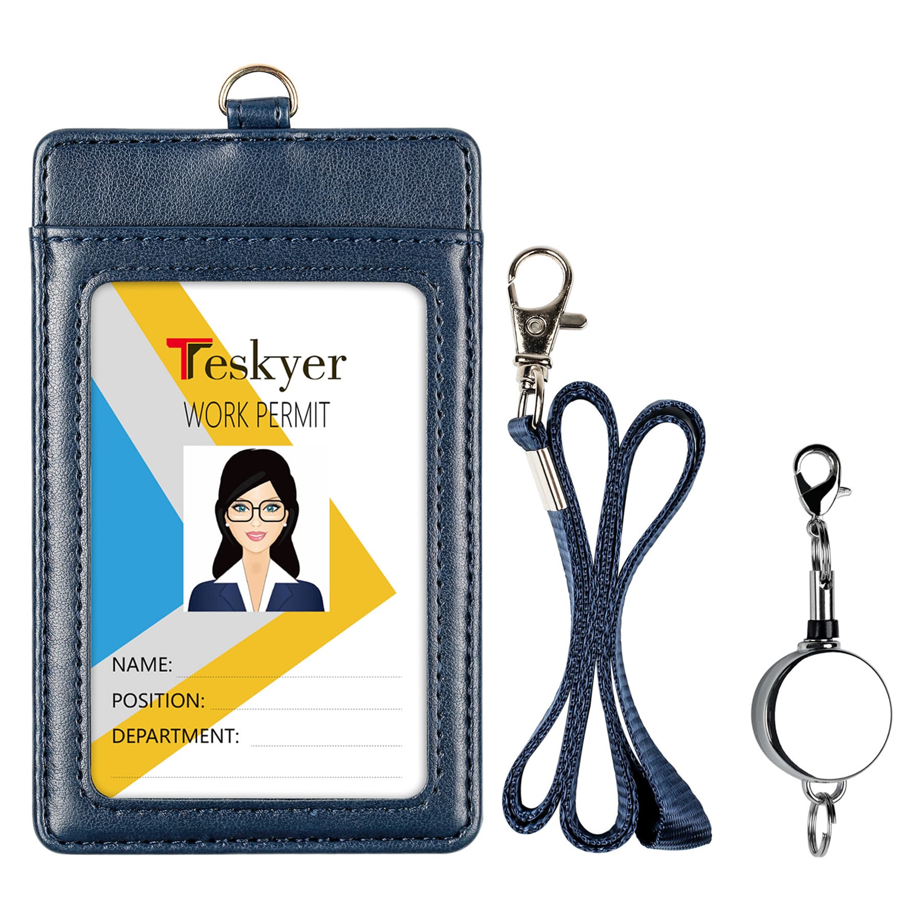 Leather Badge Holder thumbnail 4