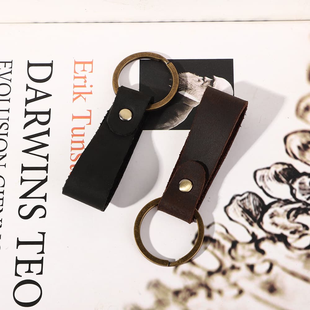Genuine Leather Keychain thumbnail 5