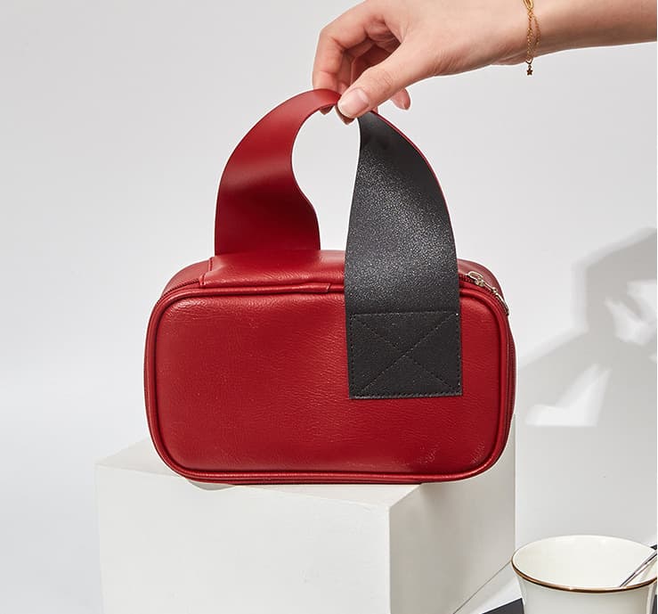 Fake Leather Handbag Makeup Bag thumbnail 6