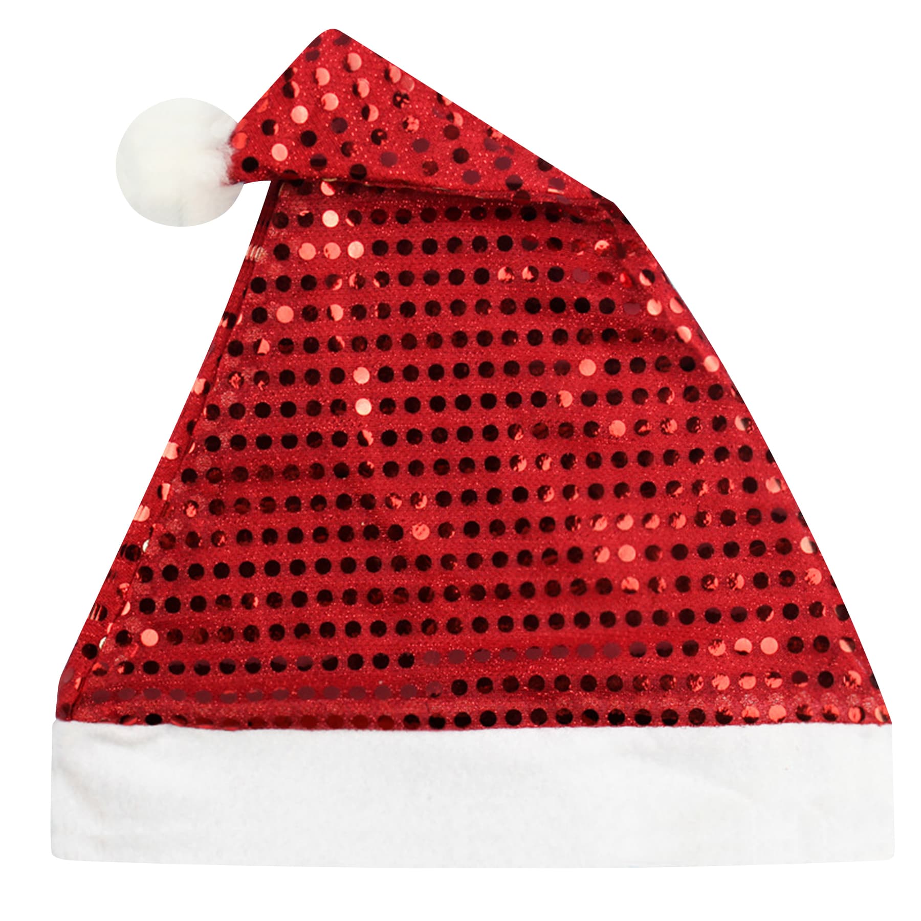 Sequin Santa Hat Xmas thumbnail 6