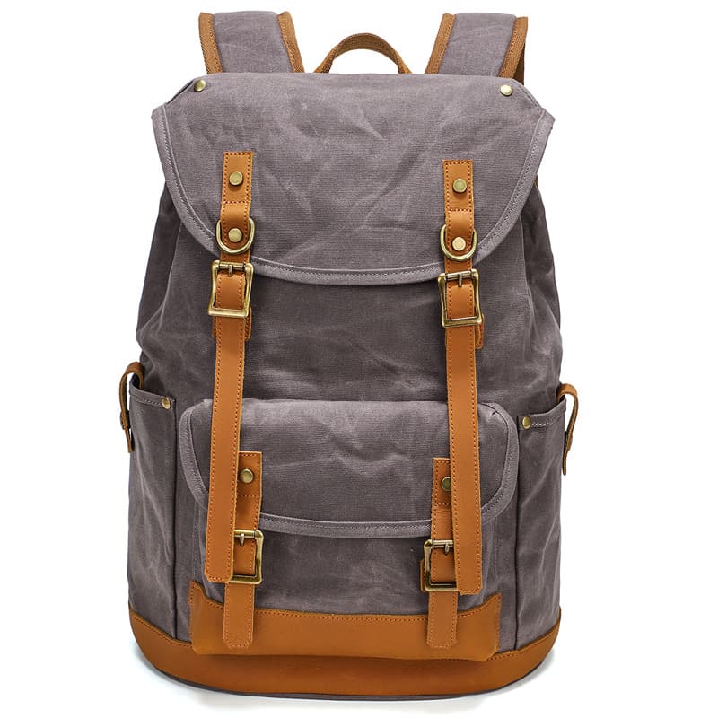 Unisex Canvas Casual Rucksack thumbnail 2