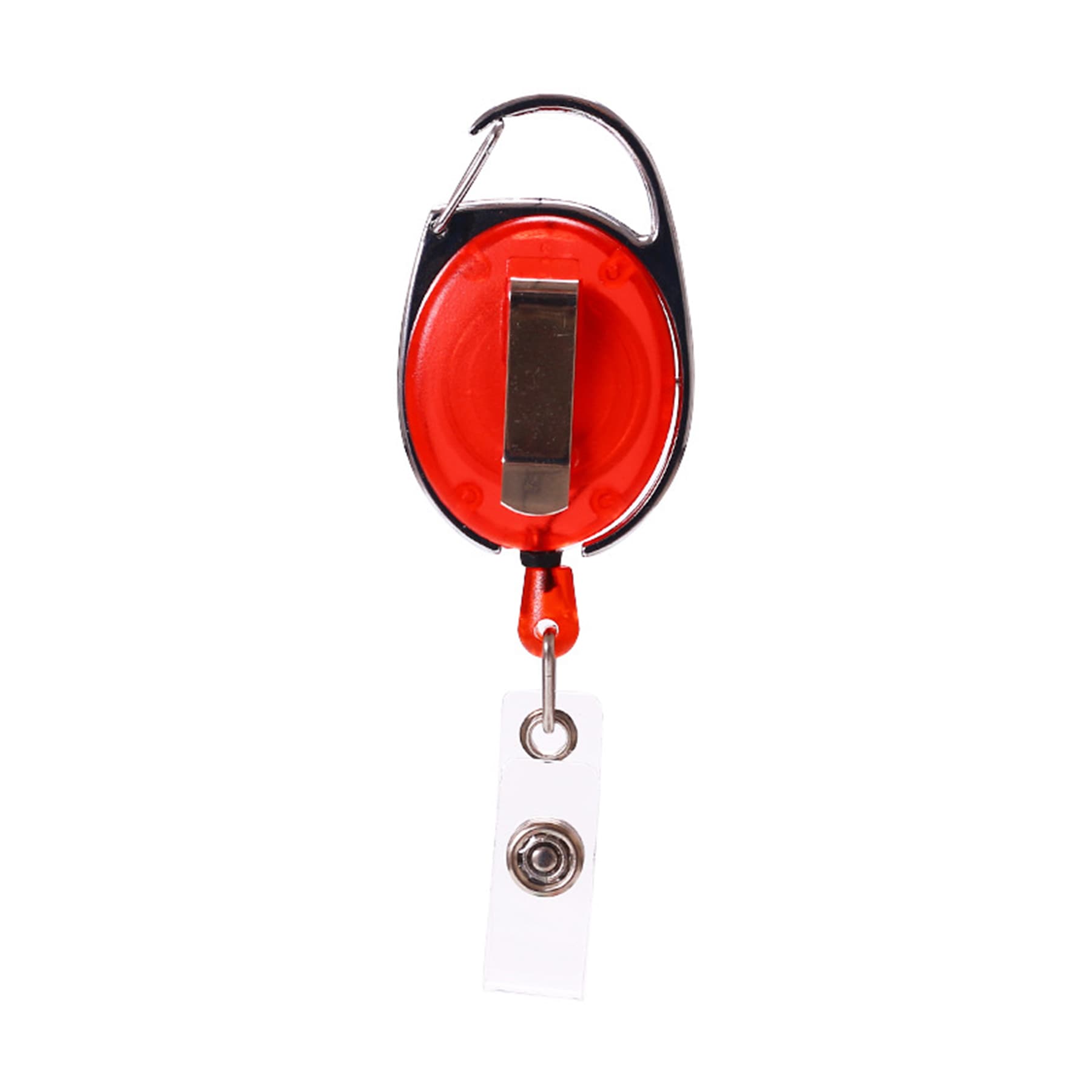 Oval Carabiner Badge Reel w/ Back Clip thumbnail 8