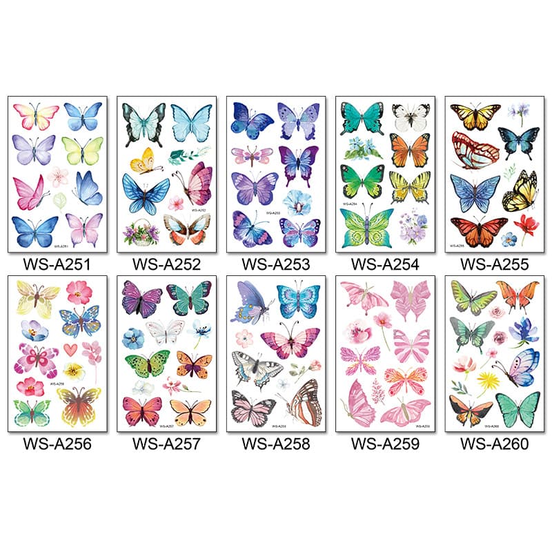 Temporary Tattoo 10Pcs thumbnail 3