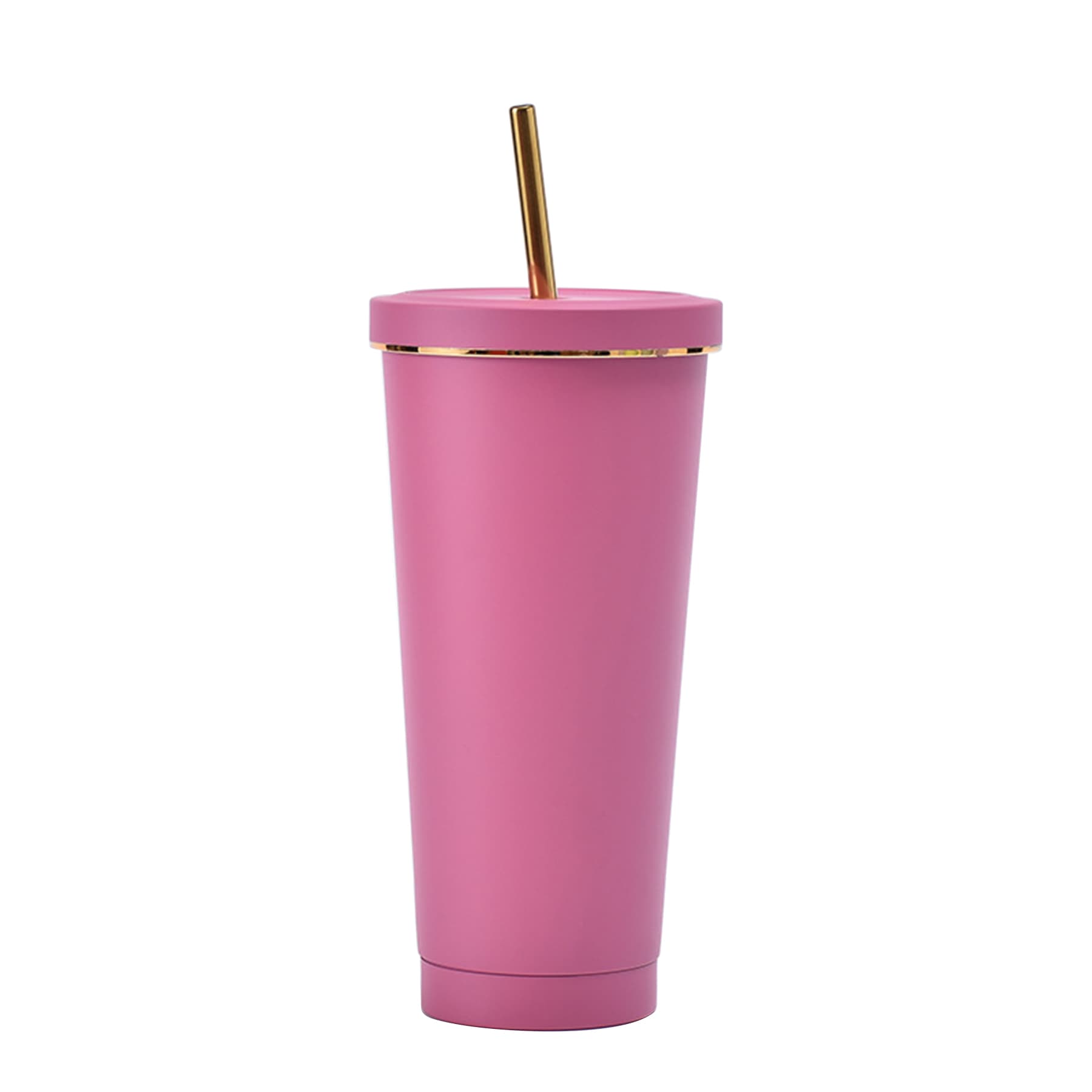 17oz Metallic Coffee Tumbler Insulated Metal Cup thumbnail 2