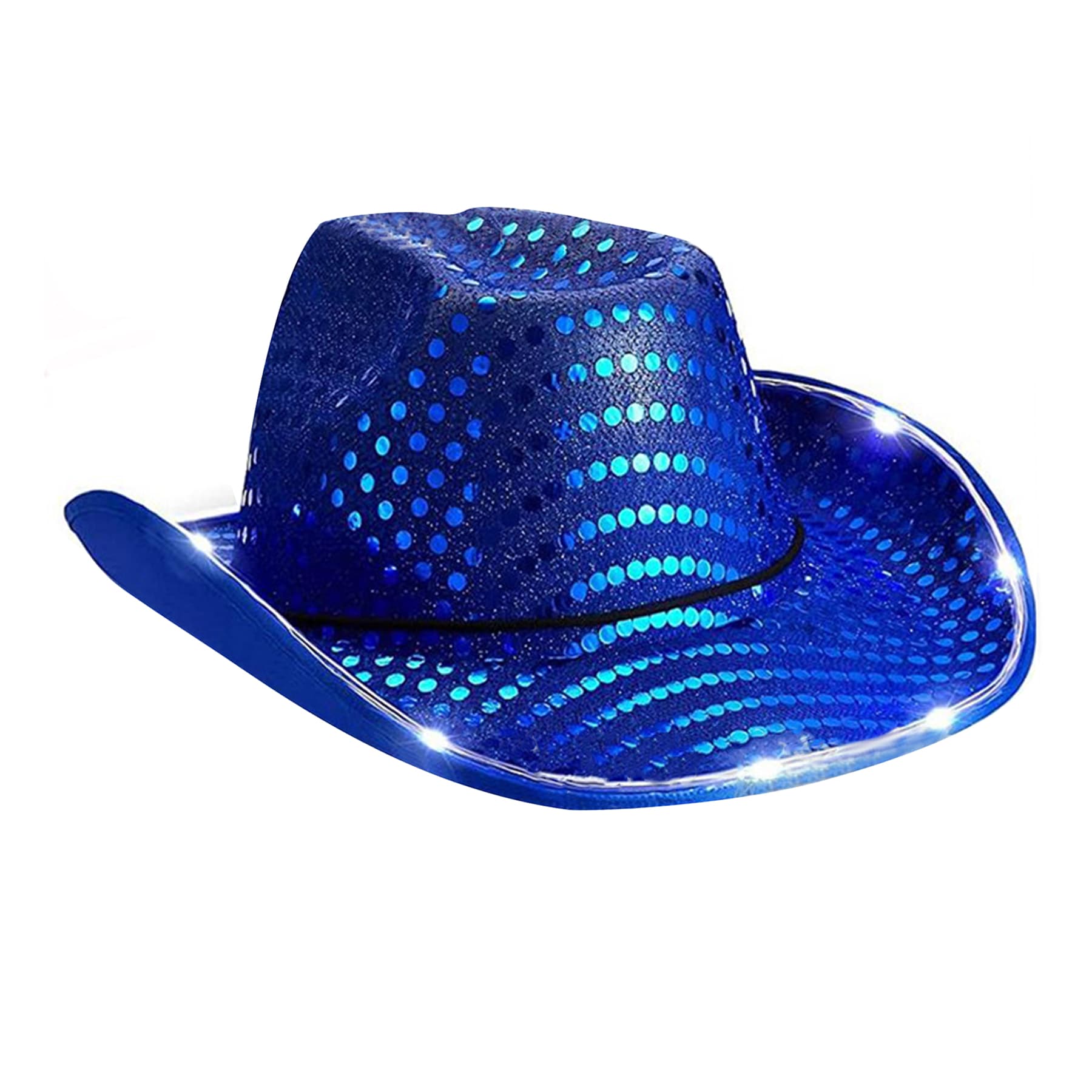 Sequin LED Cowboy Hat thumbnail 5