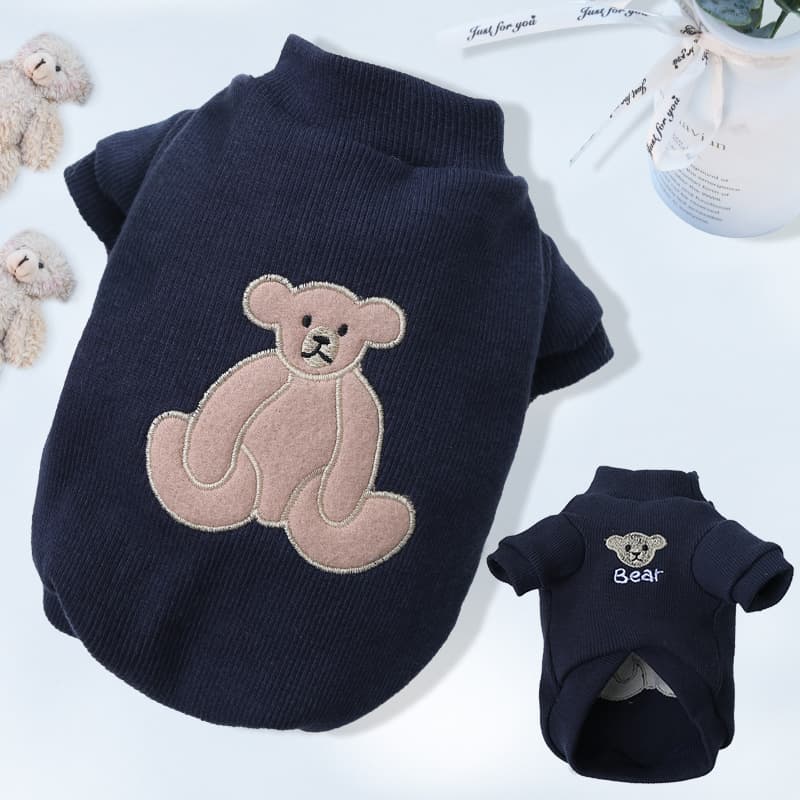 Letters Winter Pet Dog Hoodies Cotton Warm Clothes thumbnail 2