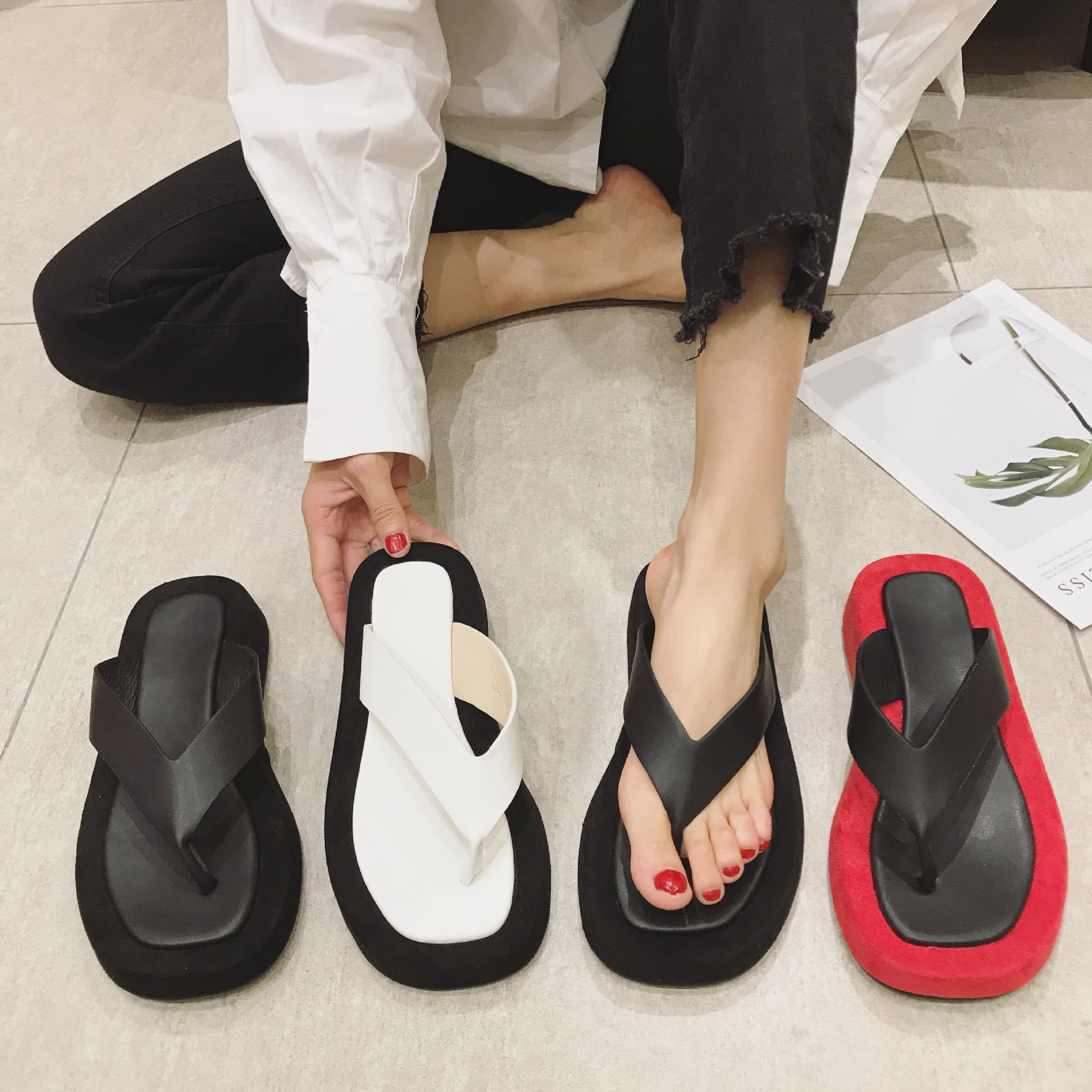 Platform Flip-Flops thumbnail 4