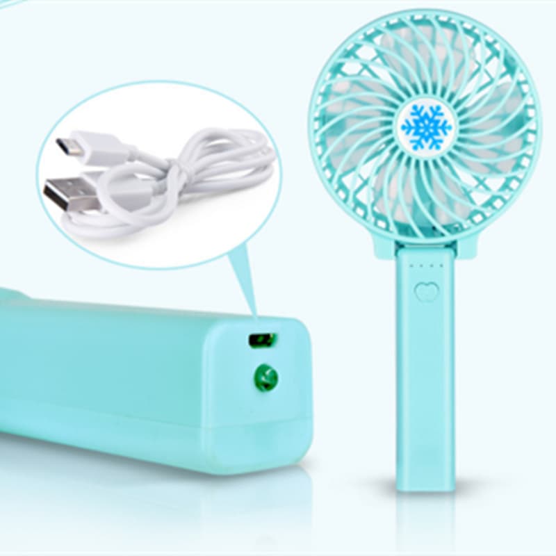 Foldable Small Fan with LED Light thumbnail 3