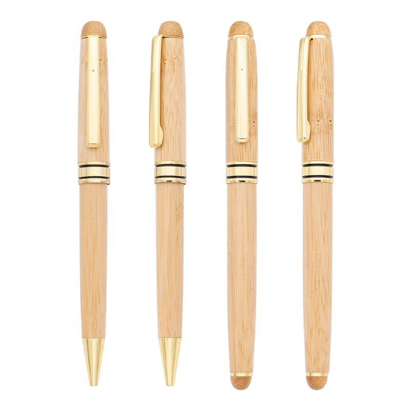 Creative Bamboo Gel Ink Pen Set thumbnail 4