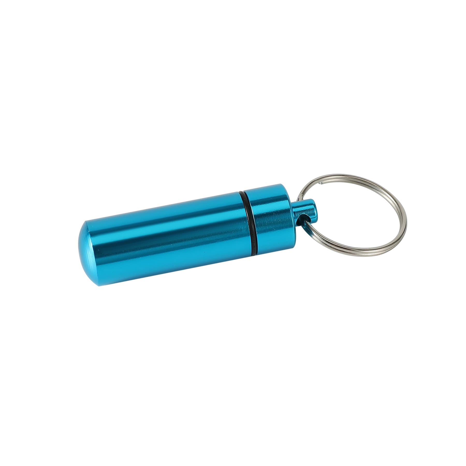 Waterproof Aluminum Alloy Pill Box Keychain thumbnail 5