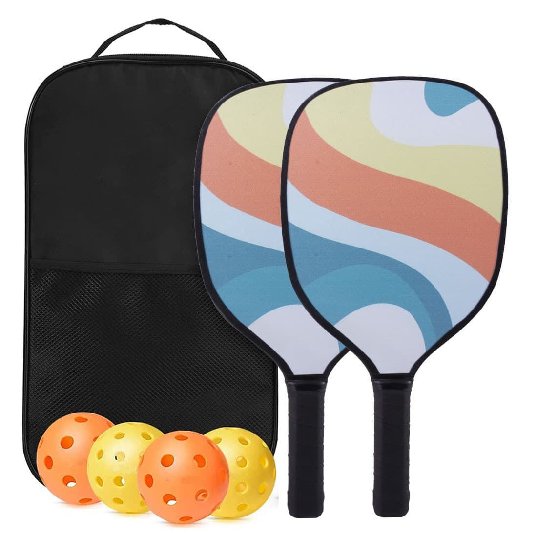 Wood Pickleball Paddles Set of 2 thumbnail 2