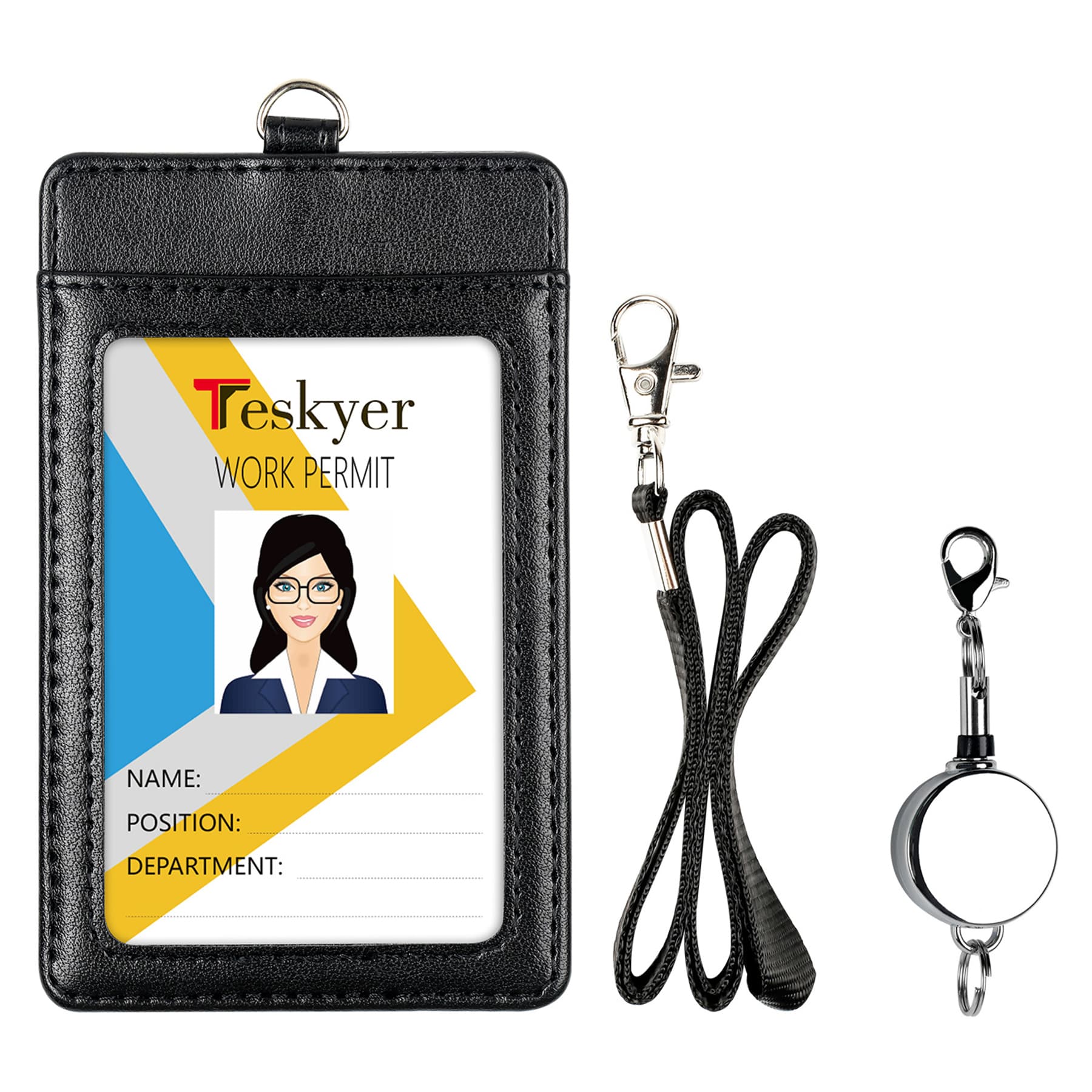 Leather Badge Holder thumbnail 2