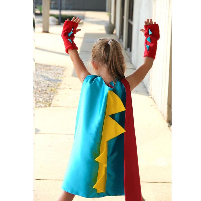 Toddler Cute Dinosaur Dress-Up Cape With Arm Cuff thumbnail 8