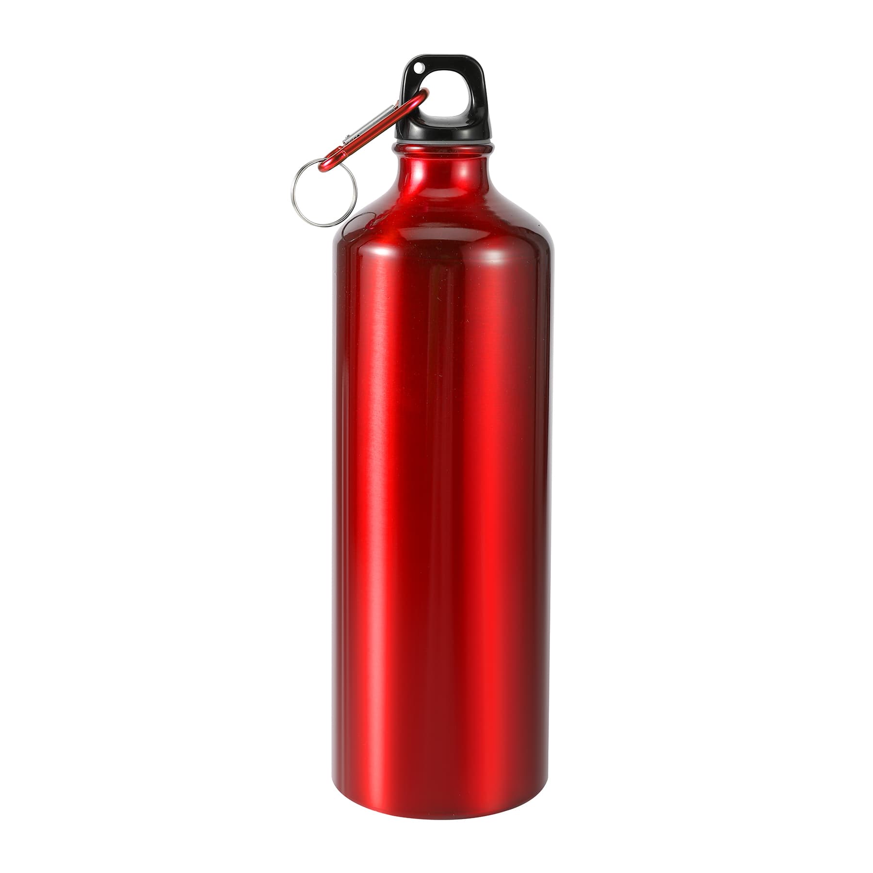 STAINLESS STEEL WATER BOTTLE WITH CARABINEER thumbnail 2