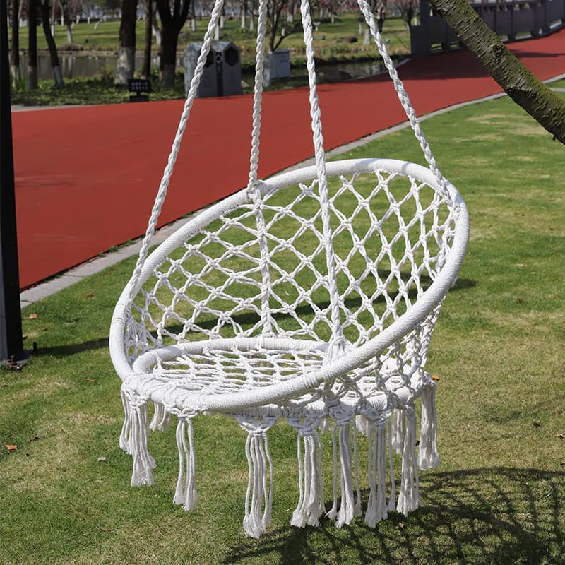 Hand-Knitted Tassel Swing, Hanging Basket, Hanging Chair thumbnail 2