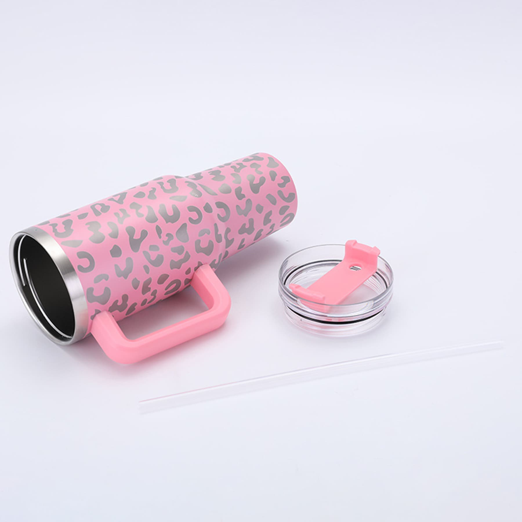 40oz Insulated Stainless Tumbler with Silicone Handle thumbnail 14
