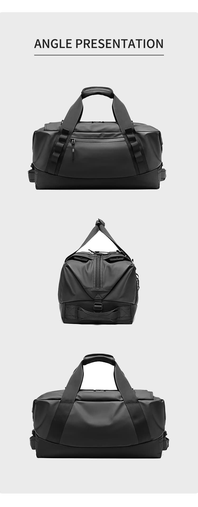 3 in 1 Oxford Travel Duffle Bag Backpack For Gym Sports thumbnail 3